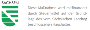Bild vergr&ouml;&szlig;ern: Diese Webseite wird mitfinanziert durch Steuermittel auf Grundlage des vom S�chsischen Landtag.